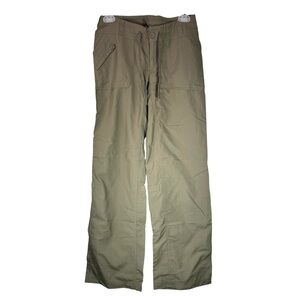 The North Face Olive Cargo Pants Women’s size 2 Drawstring Baggy Hiking Outdoor